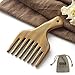 Massage Comb Wooden Comb wide Tooth Green Sandalwood Pocket Comb Small Hair Comb Hair Brush