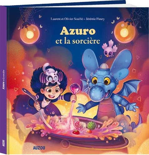 couverture de : Azuro et la sorcière couverture de : Azuro et la sorcière