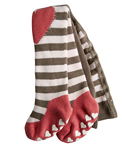 FALKE Unisex Baby Crawler Girl Full Tights, Brown (pebble Meliert 5818), 0-3 Months (Manufacturer size: 62-68)