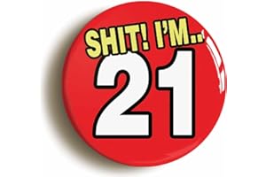Ozorath BIRTHDAY SH1T FUNNY BUTTON BADGE