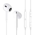 Bivvclaz Écouteurs Intra-Auriculaires filaires, Son stéréo HiFi à réduction de Bruit, Microphone intégré et contrôle du Volume, compatibles avec iPhone 14 Pro Max/14 Plus/13 Pro/13/12/11/XR/XS/X/SE/7