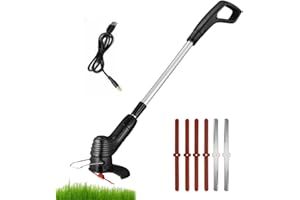 FS-PINGXIANG Garden Lawn Trimmer - Lightweight & Cordless - Rechargeable Weed Strimmer Cutter - Adjustable Telescopic Pole - Grass, Weed and Lawn Trimmer