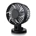 Produktbild BoRui Portable Mini USB Lüfter 2-Modi Geschwindigkeit einstellbar Double Blades Desktop Fan Lüfter für PC Laptop Notebook (Schwarz)