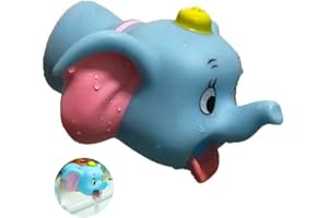 Dearjana Copri Rubinetto Bambini, Extender Rubinetto per Bambini, Rubinetto Extender per Bambino Lavaggio a Mano Acqua Ugello Extender Cucina Bagno, Cartoni Animati Prolunga per Manico, Elefante