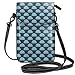 Produktbild Jiger Women Small Cell Phone Purse Crossbody,Fish Scale Inspired Half Circular Shape Pattern With Small Arches