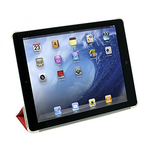 iPad2 Flip Cover Stand red Logic3 - 4