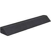 Multigot Full/Twin Size Bed Wedge Pillow, Trapezoidal Bed Gap Filler with 2 Side Pockets, Long Headboard Pillow Bolster Pillo