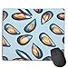 Produktbild Lebensmittel Lebensmittelmuster Miesmuscheln Meeresfrüchte Mauspads, rutschfeste Mausmatte, abwaschbares, vernähtes Mousepad für Gaming, Computer, Laptop, 25x30cm