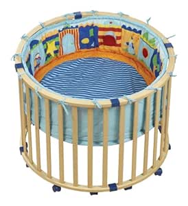 roba 0259 E38 - Laufgitter rund, Dekor Buche: Amazon.de: Baby