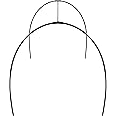 Flexible Black Garden Cloche Hoops 90cm - Join Together To Make Your Own Hoop Structures (Pack of 10 Rods)