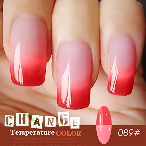 Perfect Summer Chameleon Change Colour Gel Nail Polish Soak Off Temperature Changing Varnish UV LED Manicure 15ml #089