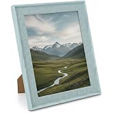 Efemark Premium Serisi 15 * 20 CM Ahşap Resim &Ccedil;er&ccedil;evesi A&ccedil;ık Mavi