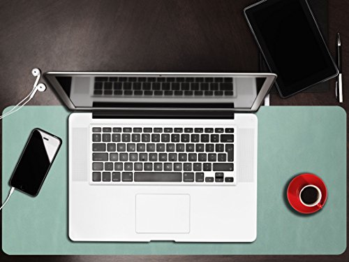 Alfombrilla extendida de cuero para rat  n Yikda  para videojuegos o escritorios grandes de oficina  impermeable  ultradelgada  1 2  mm  80 x 39 9  cm