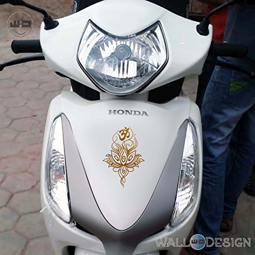 WallDesign Radium Stickers Design For Bikes Om Tattoo Design - Copper Colour Reflective Vinyl RS.99 (50.00% Off) - Amazon