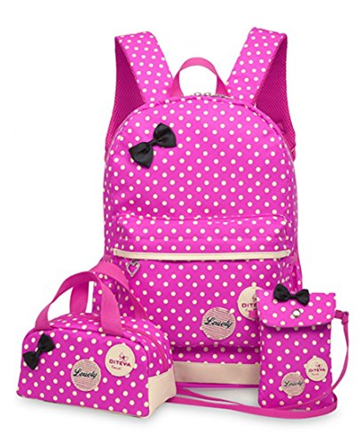 Preisvergleich Produktbild GenialES , Schulrucksack bunt rosa