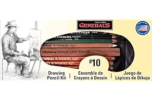 GENERAL'S General Pencil Allgemeine Bleistift verschiedenen Zeichnen Kit 12 Stück