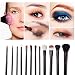Abody New 12Pcs Professional Makeup Brush Set Cosmetic Brush Kit Makeup Tool, Black