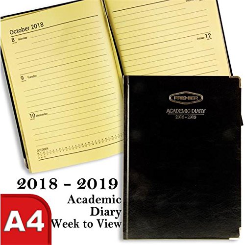 Download Premier papeterie S5714900 A4 Semainier 2018–2019 Coque rigide Agenda scolaire