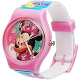 Unbekannt Kinderuhr / Armbanduhr - Disney - Minnie Mouse - Analog - Quarz / Analogarmbanduhr - Lernuhr - hochwertige Uhr / Kinderarmbanduhr - Analoguhr - Kinder - Uhren..