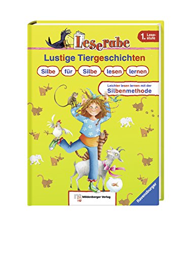 Lustige Tiergeschichten: Silbe für Silbe lesen lernen