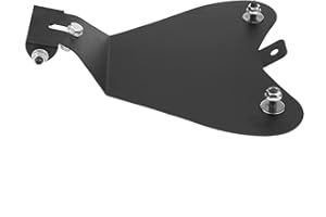 YYQTGG Support de Selle de Moto, Fait D'acier pour Motos Hachoir Bobber Coutume (Noir)