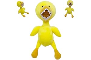 Hodofice Rainbow Friends Plüsch Gelb Kuscheltiere Plüschtier Yellow Plush Anime Kawaii Plushies Stofftier Cute Plüschtiere Plushie Monster Plüschkissen Weihnachten Geschenke für Kinder (10 INCH)