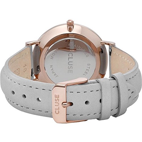 Cluse-Damen-Armbanduhr-Analog-Quarz-Leder-CL18018