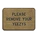 Produktbild Fußmatten Please Remove Your Yeezys Super Absorbent Anti-Slip Mat,Coral Carpet,Carpet Door Mat,Carpet,Carpet,Door Mat,23.6"x 15.7" inch