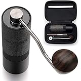 Normcore Manuelle Kaffeemühlen - Premium Kaffeemühle manuell aus Edelstahl kegelmahlwerk Mahlwerk - Stufenlose Mahlgradeinste