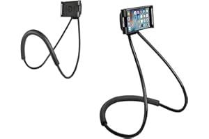 Haoxuann Handy-Halter, Universeller intelligenter Handy-Stand,Flexible - Langer Arm Mobiltelefon Halter Stand 360 Drehbarem Flexiblem Neck Mobile Phone Holder Handy Halterung (schwarz)