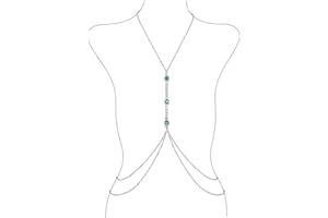 MATTE MAISA Body Chain Bikini Harness Body Jewelry Chest Waist Chain for Women Girls