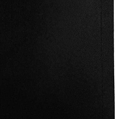Deconovo Soft Solid Thermal Insulated Ring Top Blackout Blind Curtains for Kitchen, Including Two Matching Ties, 66