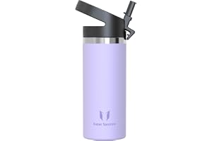 Super Sparrow Vattenflaska - 500ml - Rostfritt Stål Vattenflaska - Termos Standard Mun - Giftfri BPA-Fri - Perfekt Som Sportf