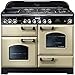 Produktbild Falcon RANGECOOKER CLASSIC DELUXE 110 creme /chrom - Kochfeld GAS Grill / Multif.ofen / HL Ofen