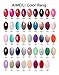 AIMEILI Soak Off UV LED Gel Nail Polish - Base and Top Coat Kit Set 10ml