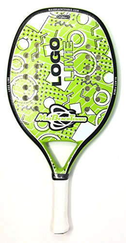 Preisvergleich Produktbild Beach Tennis Schlager MBT LOGO LIME 2017