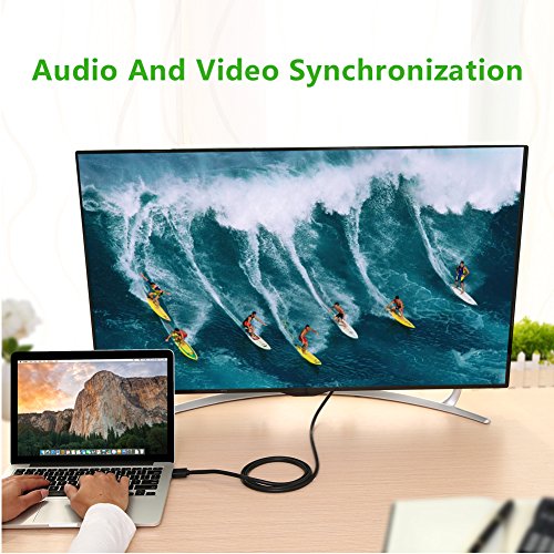 UGREEN 3m High Speed 90 Grad Winkelstecker HDMI Kabel mit Ethernet für 1080p Full HD Ultra HD 4K 3D, Kompatibel mit Blue-ray Playern, 3D Television,HDTV, Roku, Xbox360, PS3, Apple TV usw - 4