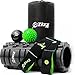 Price comparison product image Zizz Fit Foam Roller Muscle Massage Set c/w Massage Balls & Resistance Band, Roll & Stretch for Deep Pain Relief in Your Back, Legs & Body, Exercise Guides and FREE Travel Bag Included.