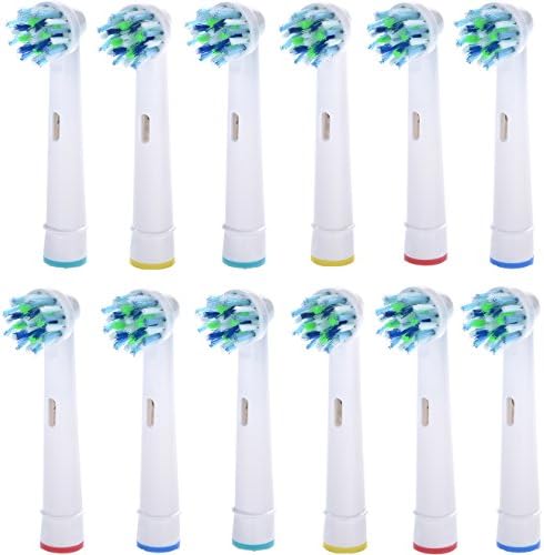 ITECHNIK Cross Action Replacement Toothbrush Heads for Oral-B Braun EB50 Toothbrush Heads, Compatible with Oral-B ElectricToothbrush Professional Care, Pack of 12 Count