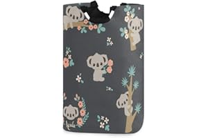 Mnsruu Panier à Linge Rond de Rangement en Forme de Koala