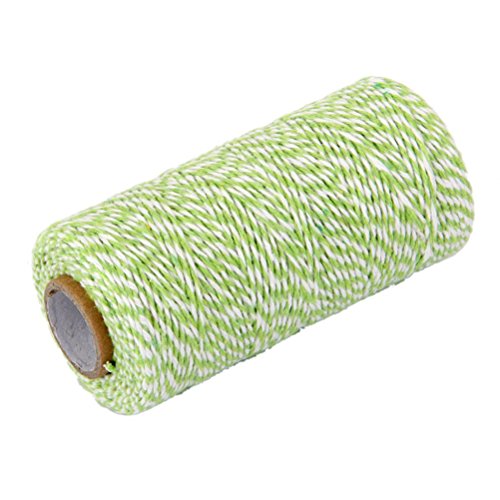 OULII 100m Baumwolle Bakers Twine Kordel Glas Flasche Geschenk Box Deko