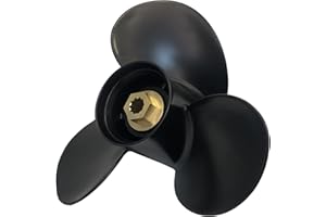COPKINGO Boat Propeller for Mercury Outboard 9.9HP/15HP (4 Stroke Bigfoot), 20HP/25 HP (2 Stroke) 10 Spline Tooth 10 3/8 x 13 /Outboard Propeller for Mercury SeaPro/Marathon 25 HP Engine Motor 48-19640A40