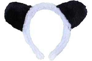 She's Shining Cerchietti per Capelli Panda, Orecchini Animali, Cerchietti per Capelli per Feste Natalizie