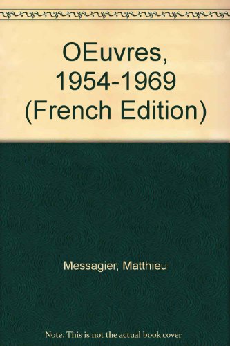 Oeuvres, 1954-1969 en ligne Oeuvres, 1954-1969 en ligne