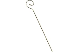 NET TOYS Canne Saint Nicolas de qualité à Assembler | Or | Accessoire raffiné Costume Père Noël | Parfait pour Noël & Carnaval