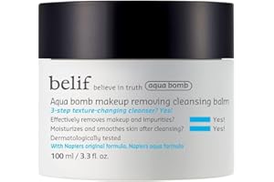 ‎BELIF BELIEVE IN TRUTH Belif Aqua Bomb Makeup Removing Cleansing Balm 100ml I Moisturizing cleansing balm I Gently and effectively removes makeup