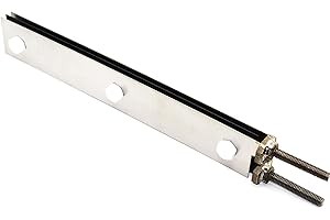 TIBROMTACK Ru-Ir Titan MMO Electrode Plates for Fruit and Vegetable Machines, 2 Titanium Cathode Plates without Coating and 1 Titanium Anode Plate with Ruthenium Iridium Coating