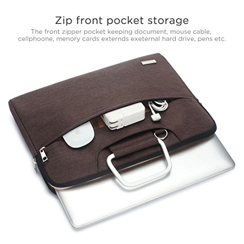 DOMISO Wasserdicht H  lle Carry Tasche Schultertasche f  r 14 zoll Laptops   13 5  Microsoft Surface Book   14  Lenovo Flex 4   6   14  HP 14   14  AS