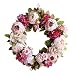 Produktbild Pretty-jin Künstliche Blumen Pfingstrose Blume 40CM Handgemachte Simulierte Pfingstrose Kranz Ornament Hochzeit Kranz Home Wall Dekoration