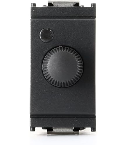 VIMAR Schalter Arké Serie 1-polig, 10A 250V | Beleuchtbar, Weiße Tastenkappe | Max. 100W Für LED/Netzteil-Lampen